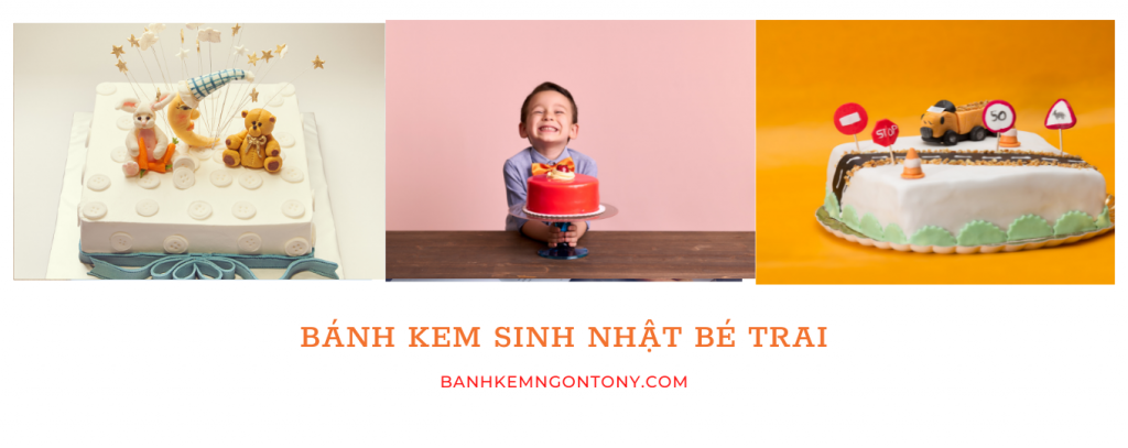 Bánh kem sinh nhật bé trai