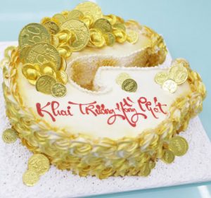 bánh sinh nhật chữu g