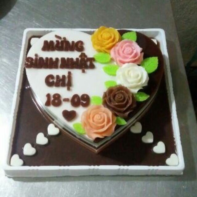 Bánh sinh nhật rau câu 4d