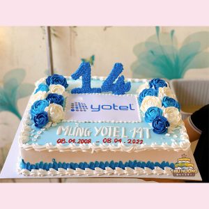 Bánh sinh nhật xanh dương