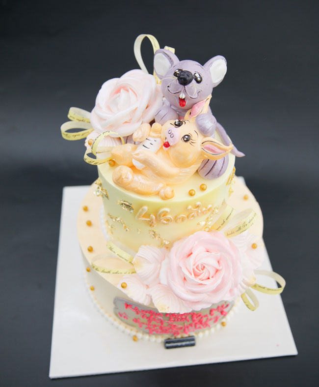 BÁNH KEM HÌNH CON CHUỘT CHO BÉ TRAI