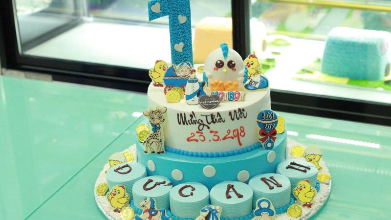 Bánh sinh nhật bé 1 tuổi