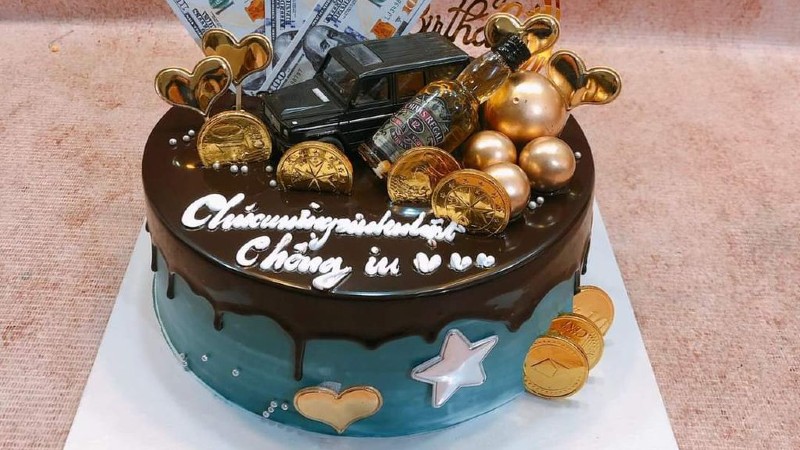 Bánh sinh nhật cho chồng