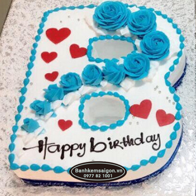 Bánh kem hình chữ