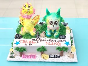 Bánh kem hình chú rồng