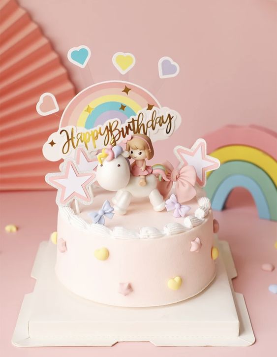 Bánh sinh nhật cho bé gái tạo hình cô bé dễ thương (Mẫu 50318) - FRIENDSHIP  CAKES & GIFT