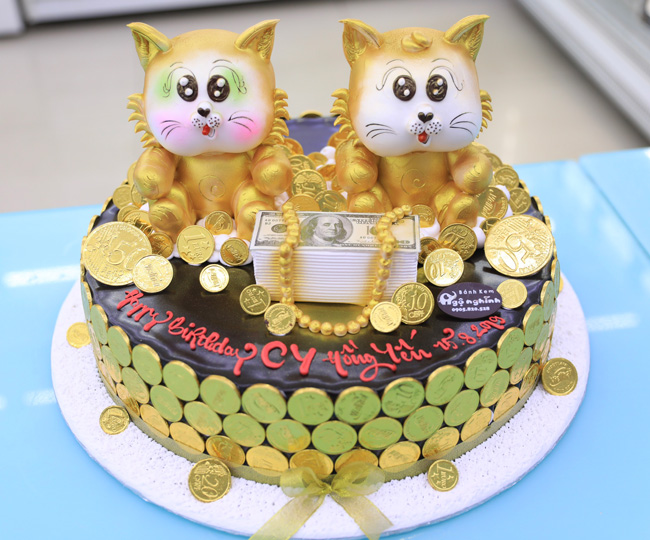 BÁNH KEM HÌNH CON MÈO CUTE