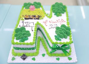 Bánh sinh nhật hình chữ N