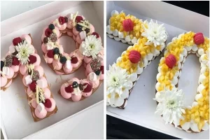 Bánh sinh nhật hình chữ số