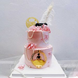 Bánh sinh nhật Âu Cơ hai tầng