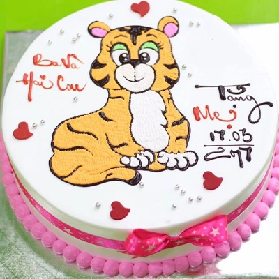 Bánh kem hình con báo