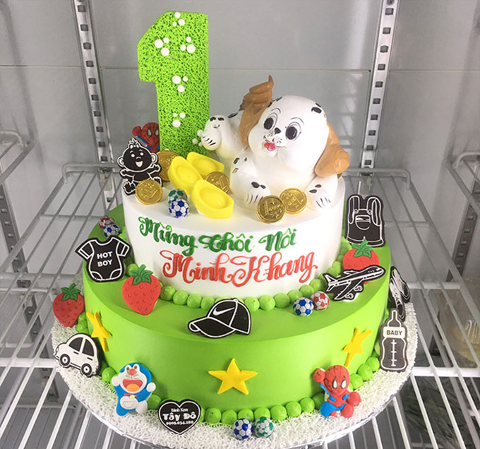 TẠI BÁNH SINH NHẬT HÌNH CON CHÓ