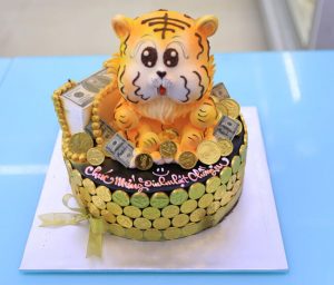 BÁNH KEM HÌNH CON HỔ BÁO