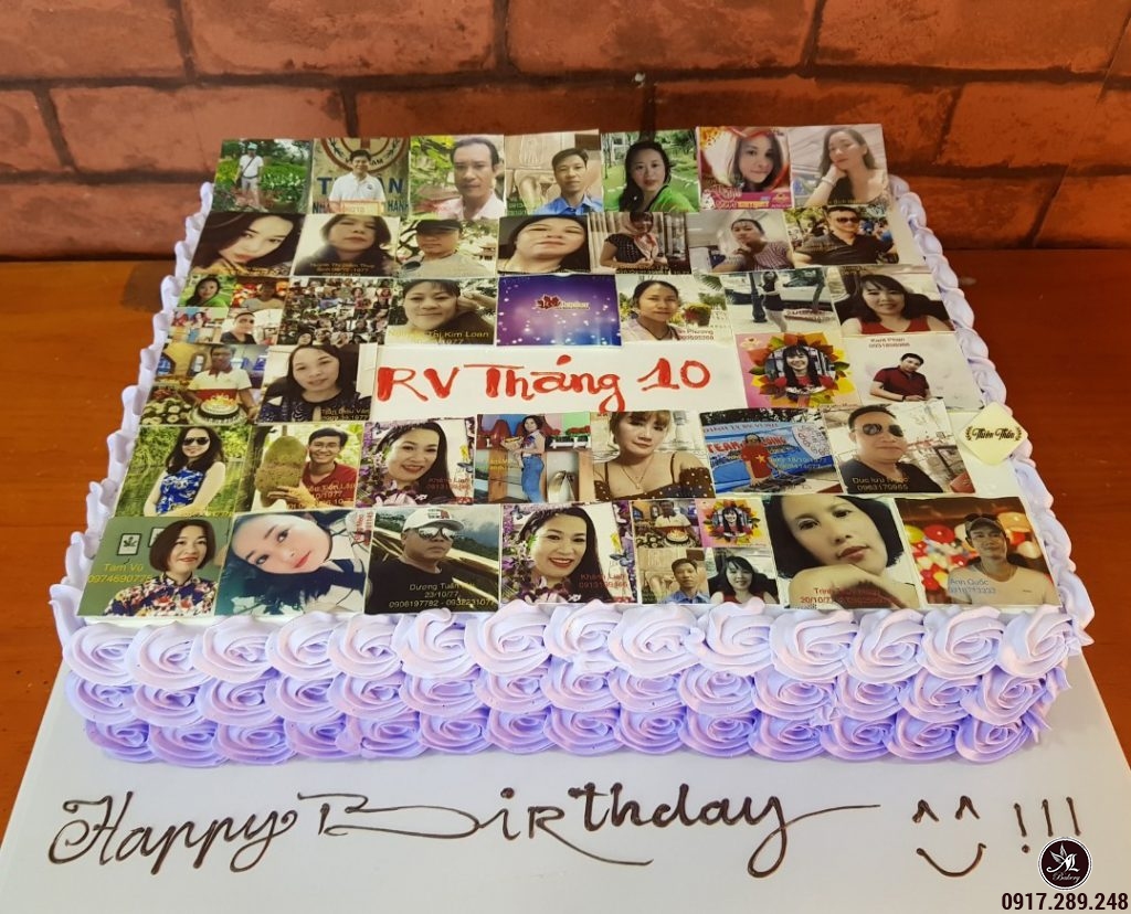 Bánh kem gắn hình