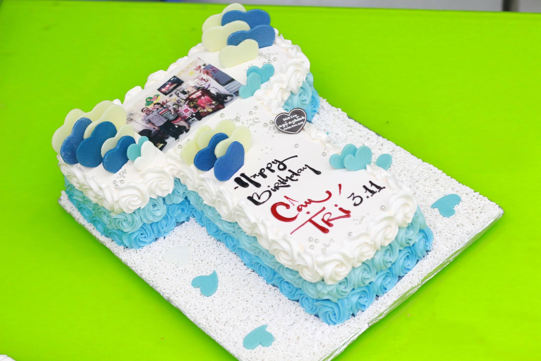 Bánh sinh nhật in chữ
