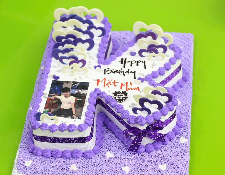 Bánh sinh nhật hình chữ k