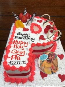 Bánh sinh nhật chữ P