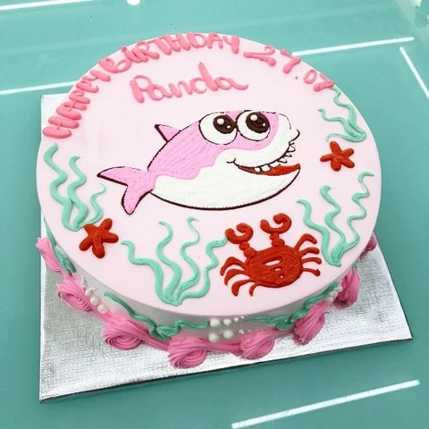 BÁNH KEM HÌNH CON CÁ ĐÁNG YÊU