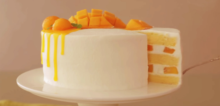 Bánh sinh nhật xoài ngon