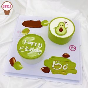 Bánh sinh nhật quả bơ