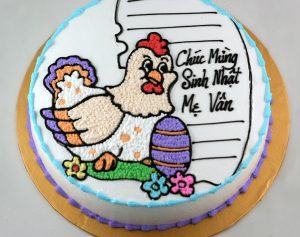 BÁNH KEM HÌNH CON GÀ MÁI