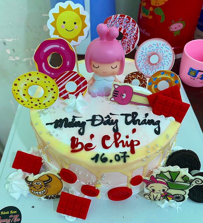 Bánh sinh nhật dịch covid