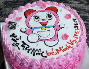 bánh kem in hình theo yêu cầu