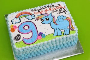 bánh kem hình số 9