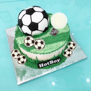 Làm bánh sinh nhật hình quả bóng