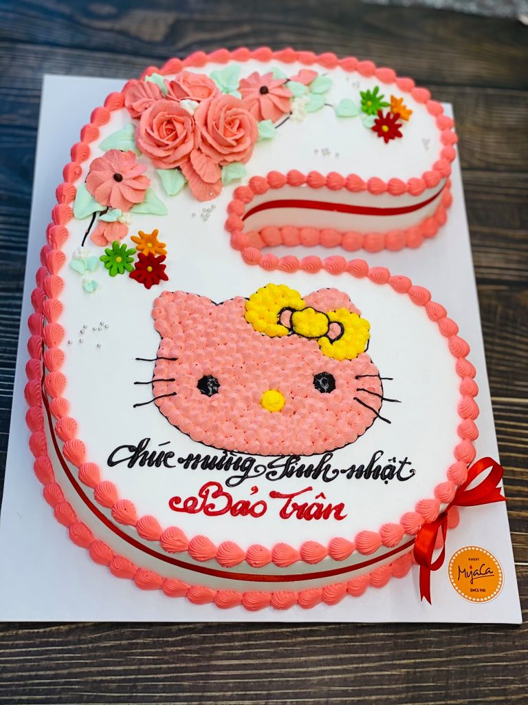 Bánh sinh nhật hình số 6 đẹp