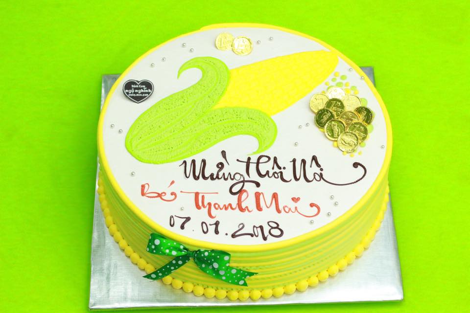 Bánh kem hình trái bắp