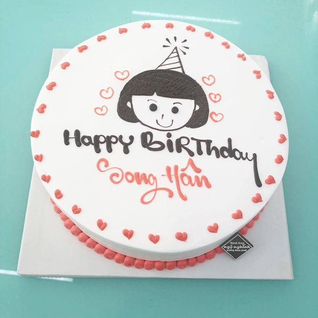 Bánh kem hình đơn giản