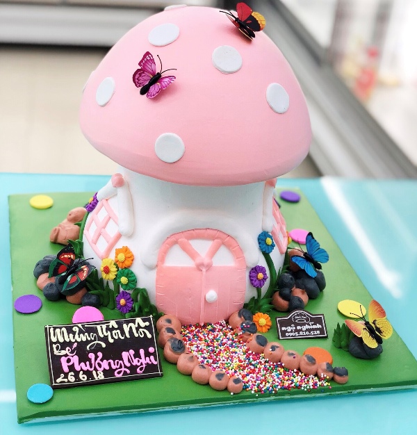 Bánh kem hình nấm