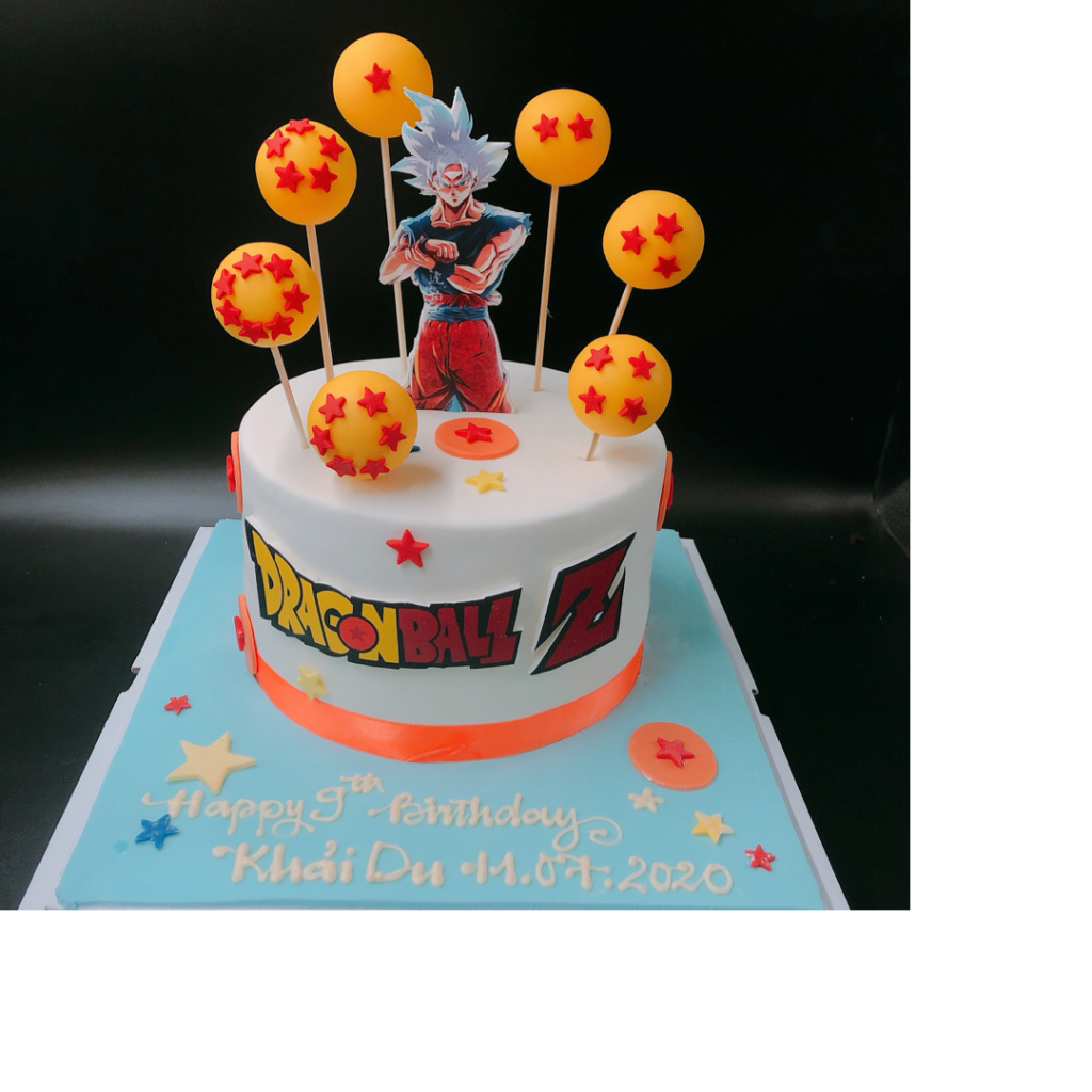 bánh sinh nhật hình 7 viên ngọc rồng