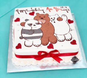 Bánh sinh nhật hình 3 chú gấu