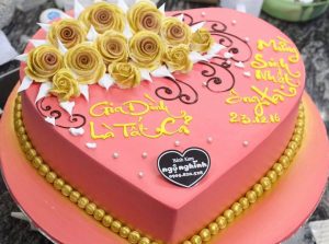 Bánh kem sinh nhật ông xã