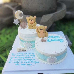 Bánh kem sinh nhật đôi