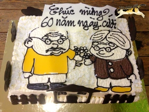 Bánh kem hình ông già