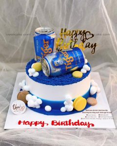 Bánh kem hình bia tiger