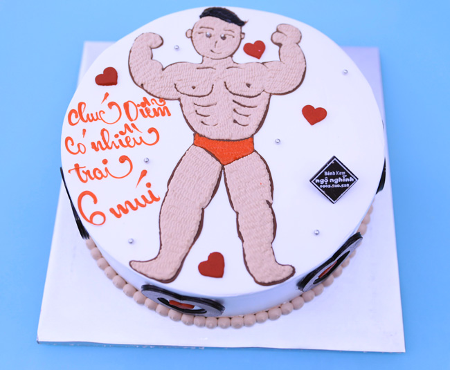 Bánh sinh nhật 6 múi