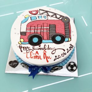 Bánh kem hình xe cứu hoả