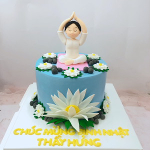 Bánh sinh nhật hình yoga