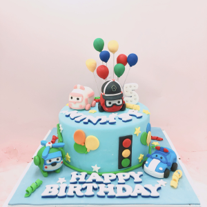 Bánh kem hình poli