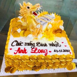 Bánh kem hình rồng đẹp