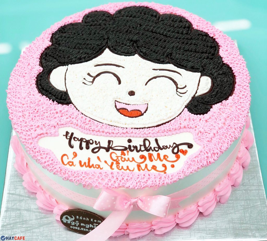 Bánh kem sinh nhật tặng mẹ yêu