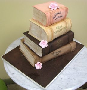 Bánh kem hình quyển sách