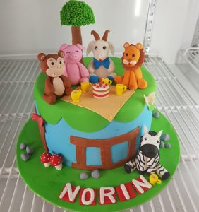 bánh kem hình su hào