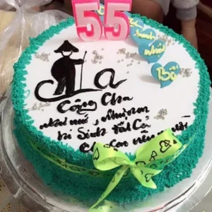 Bánh kem sinh nhật tặng ba