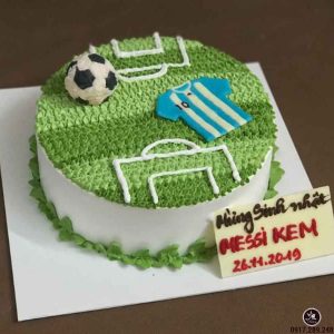 Bánh kem hình sân bóng