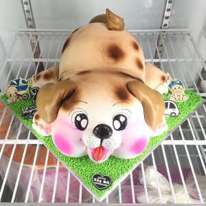 Bánh kem bánh sinh nhật hình con chó